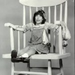 Edith Ann white rocker