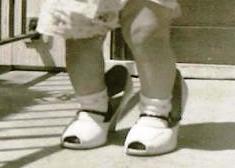 Baby Nanc in heels - lower