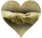 bride-and-groom-wedding-rings in heart